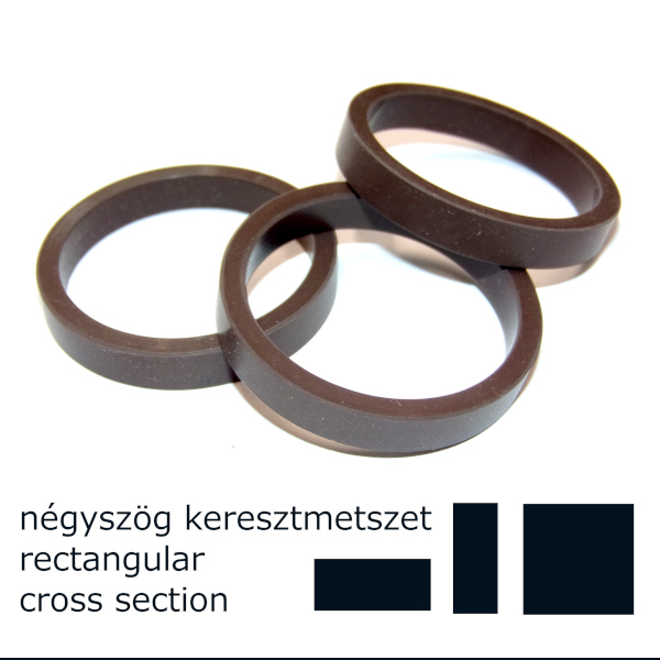 116x127,5x6 back ring | rectangular cross section | ST08 | PU