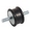 20x15x30/M6x18 vibration damper | SP1 (spool) | NR-55/ST37-galv. steel